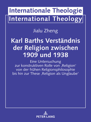 cover image of Karl Barths Verstaendnis der Religion  zwischen 1909 und 1938